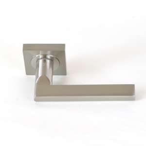 set 2 türgriffe aluminium quadrat satinierte nickel finish  ma atlascu